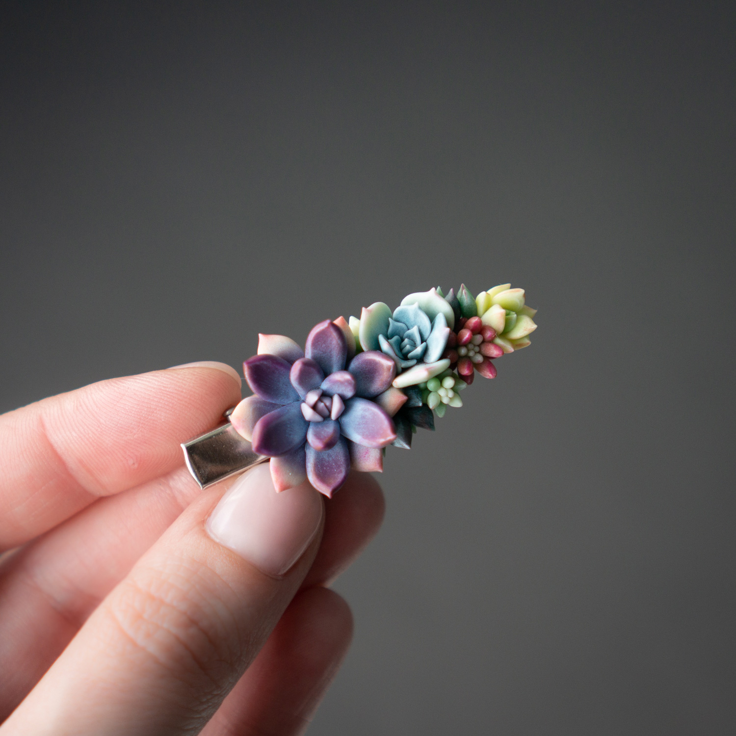 1_purple_succulent_hair_clip