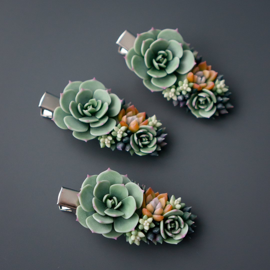 6_green_succulent_crocodile_hair_clip