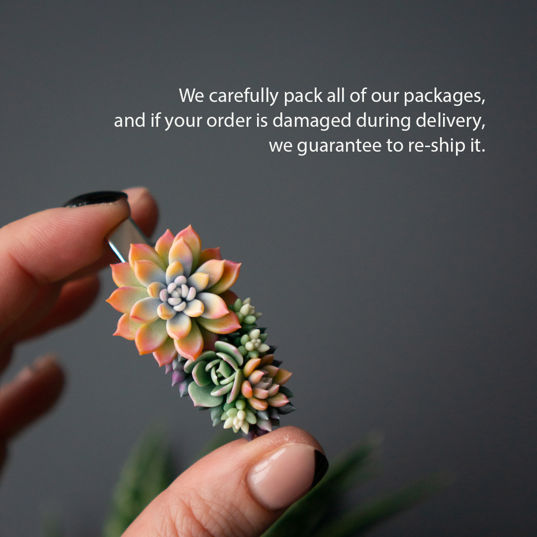 6_orange_succulent_hair_clip