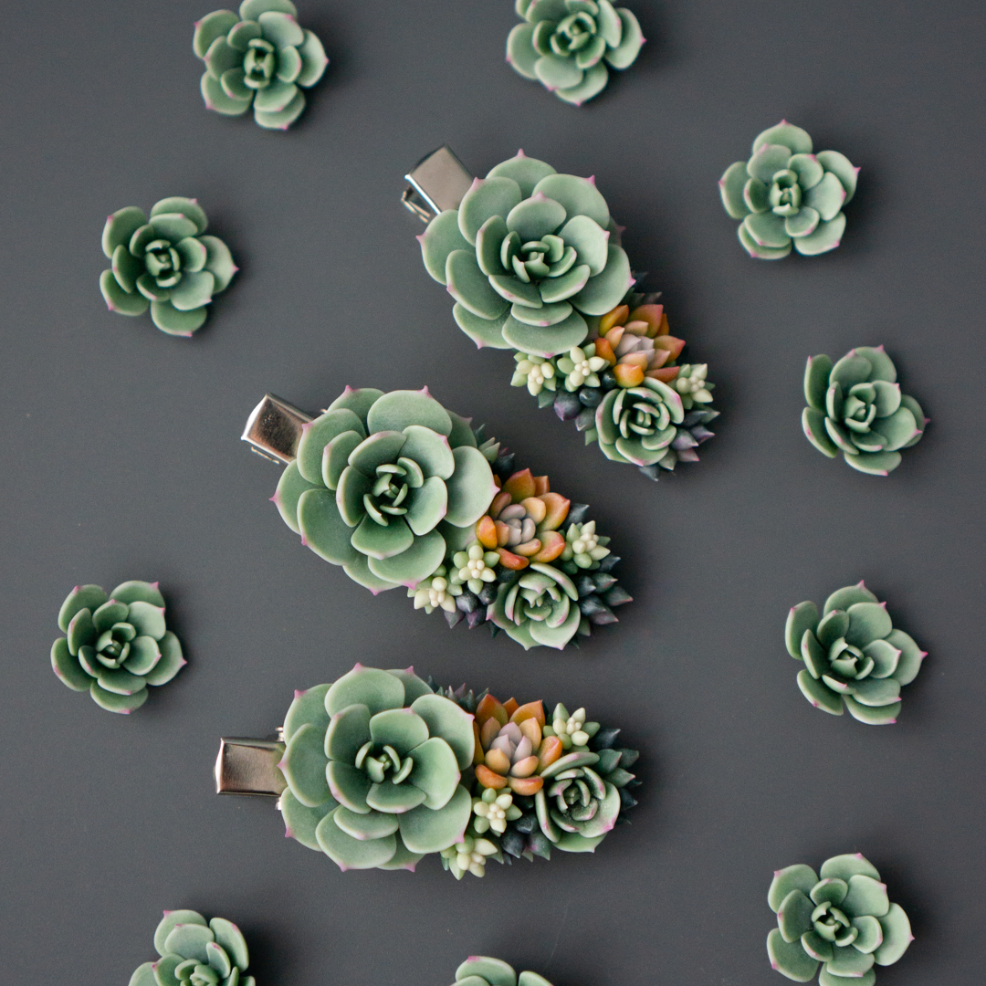7_green_succulent_crocodile_hair_clip