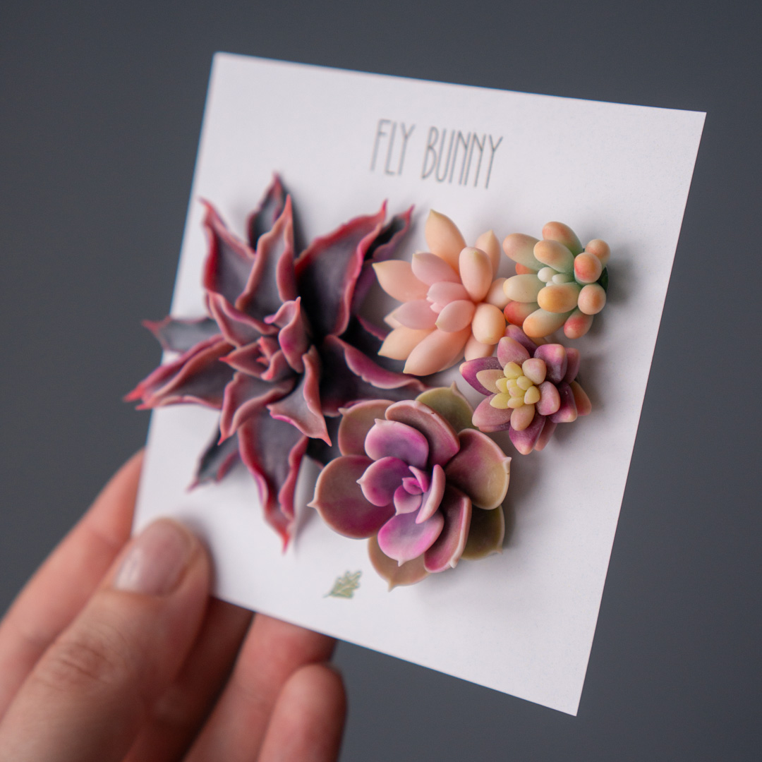 08_brooch_set_with_realistic_succulents_echeveria_madiba_graptopetalum_mirinae